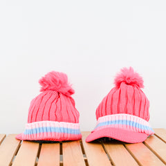 Kids Winter Pom Pom Cap