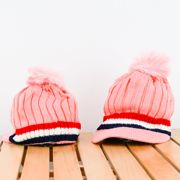 Kids Winter Pom Pom Cap