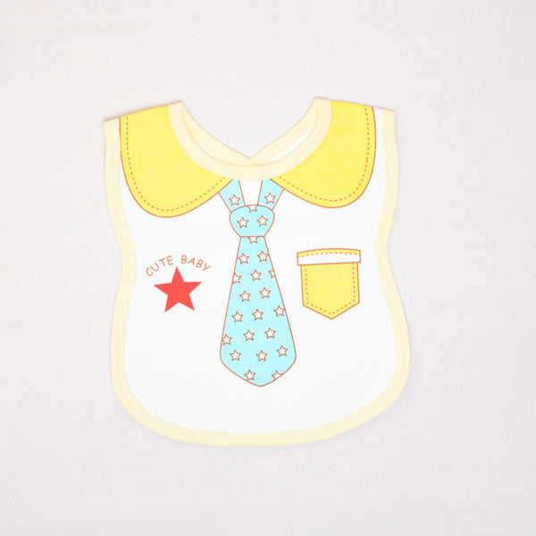 Silver Spoon Cute Baby Collar Tie Style Bib