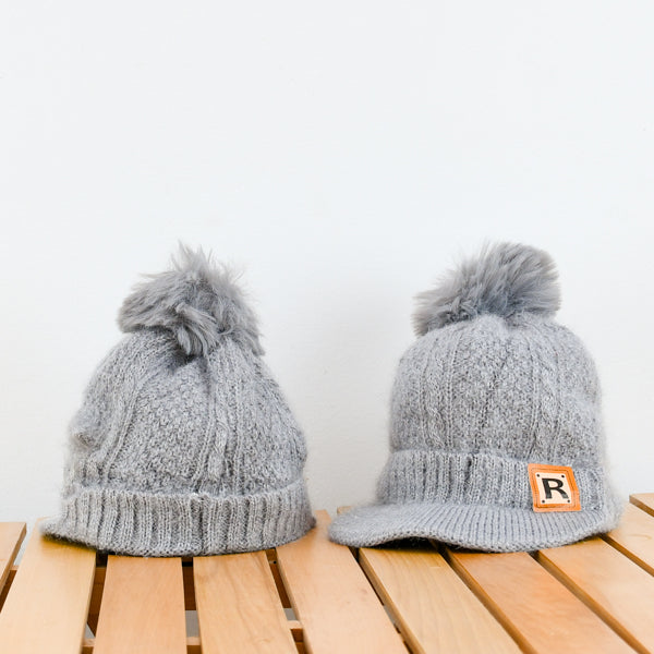 Kids Winter Pom Pom Cap