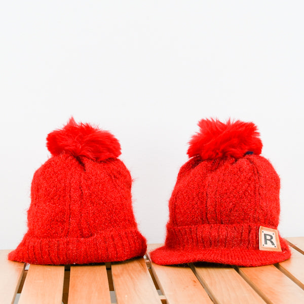 Kids Winter Pom Pom Cap