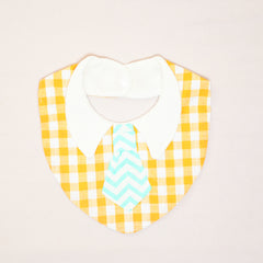 Silver Spoon Cute Baby Collar Tie Style Bib