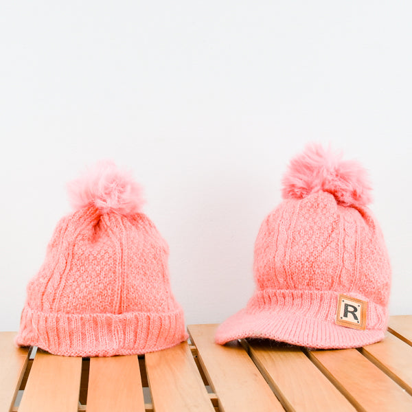 Kids Winter Pom Pom Cap