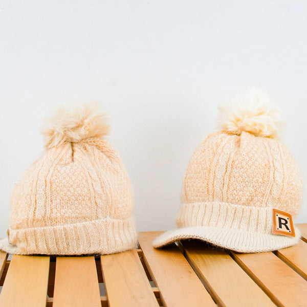 Kids Winter Pom Pom Cap