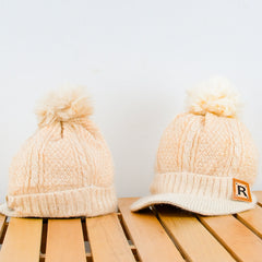 Kids Winter Pom Pom Cap