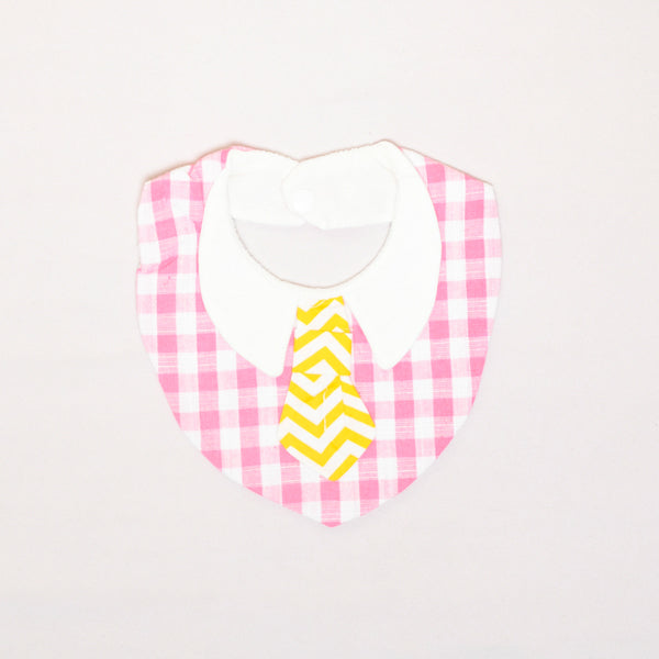 Silver Spoon Cute Baby Collar Tie Style Bib