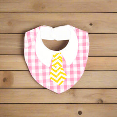 Silver Spoon Cute Baby Collar Tie Style Bib