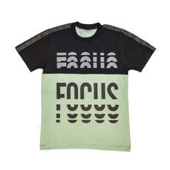 Boys Focus T-Shirt Round Neck Half Sleeves