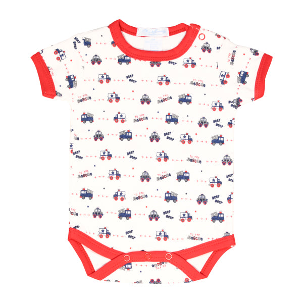 Baby Boy Superior Quality Cars Body Suits - Pack of 3 Body Suits