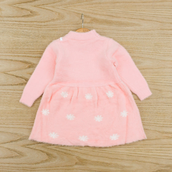 Daisy Flower Frock Style Girls Sweater