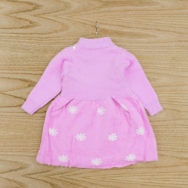 Daisy Flower Frock Style Girls Sweater