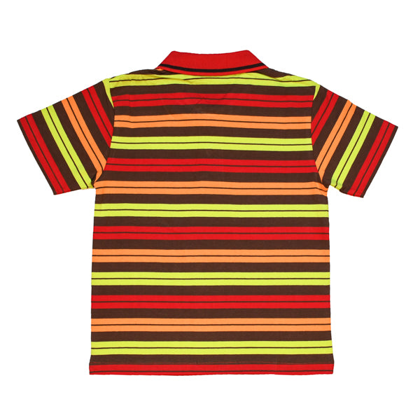 Boys Multi Colors Stripes T-Shirt