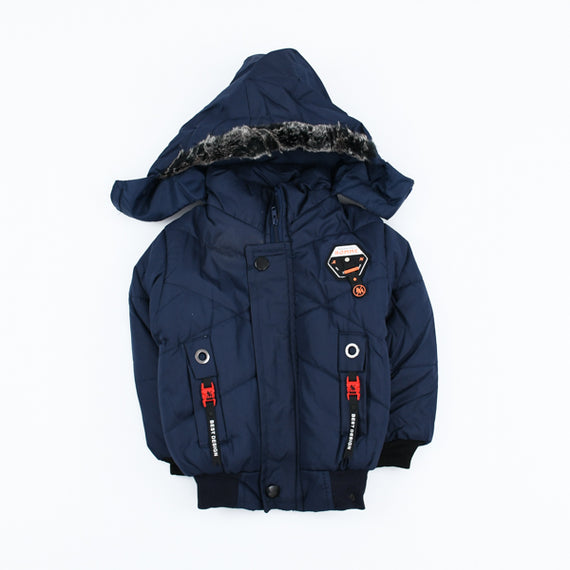 Hooded jacket for baby boy hotsell