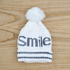 Stylish Smile Pom Pom Beanie