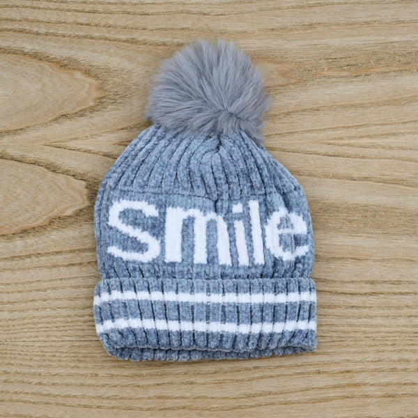 Stylish Smile Pom Pom Beanie