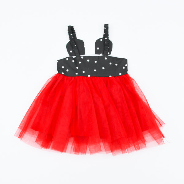 Girl Minnie Cotton Mesh Tutu Frock