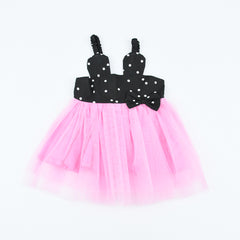 Girl Minnie Cotton Mesh Tutu Frock