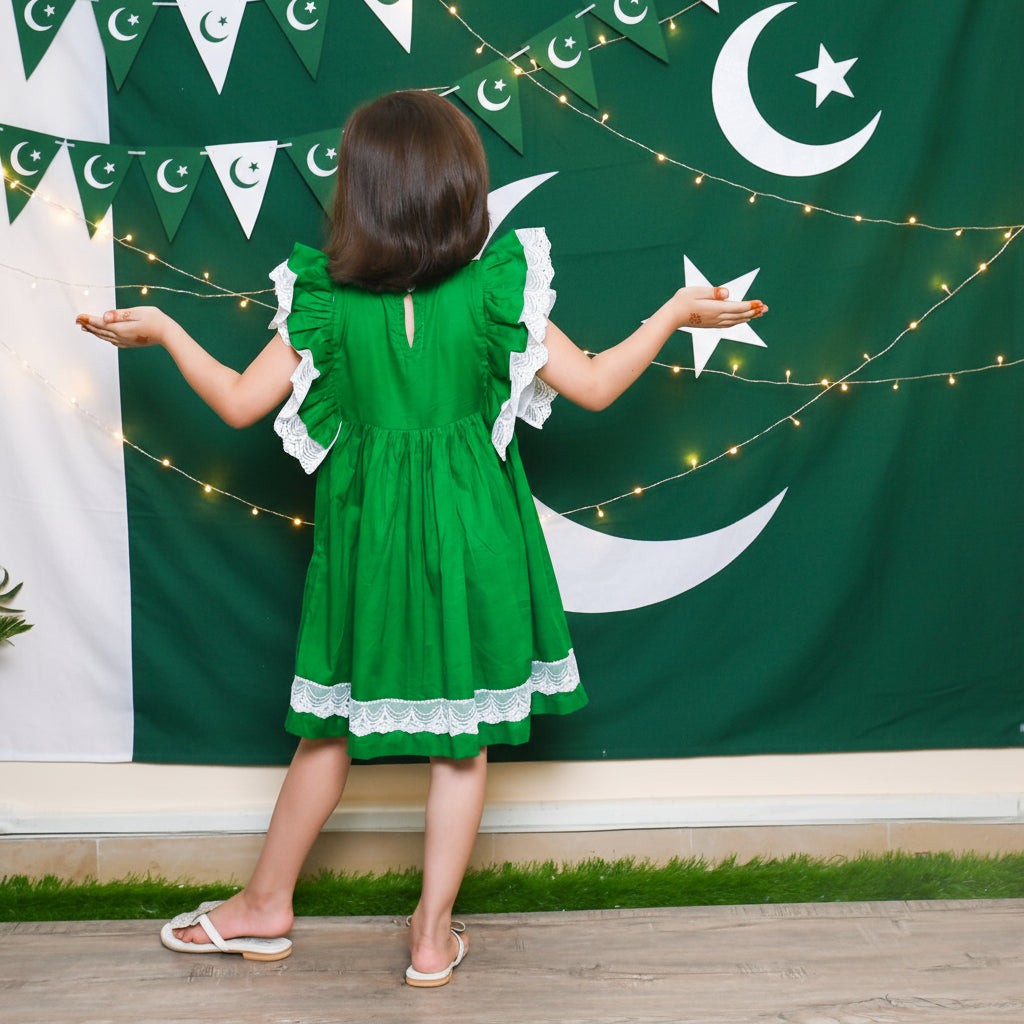 Independence Day Ruffle Frock