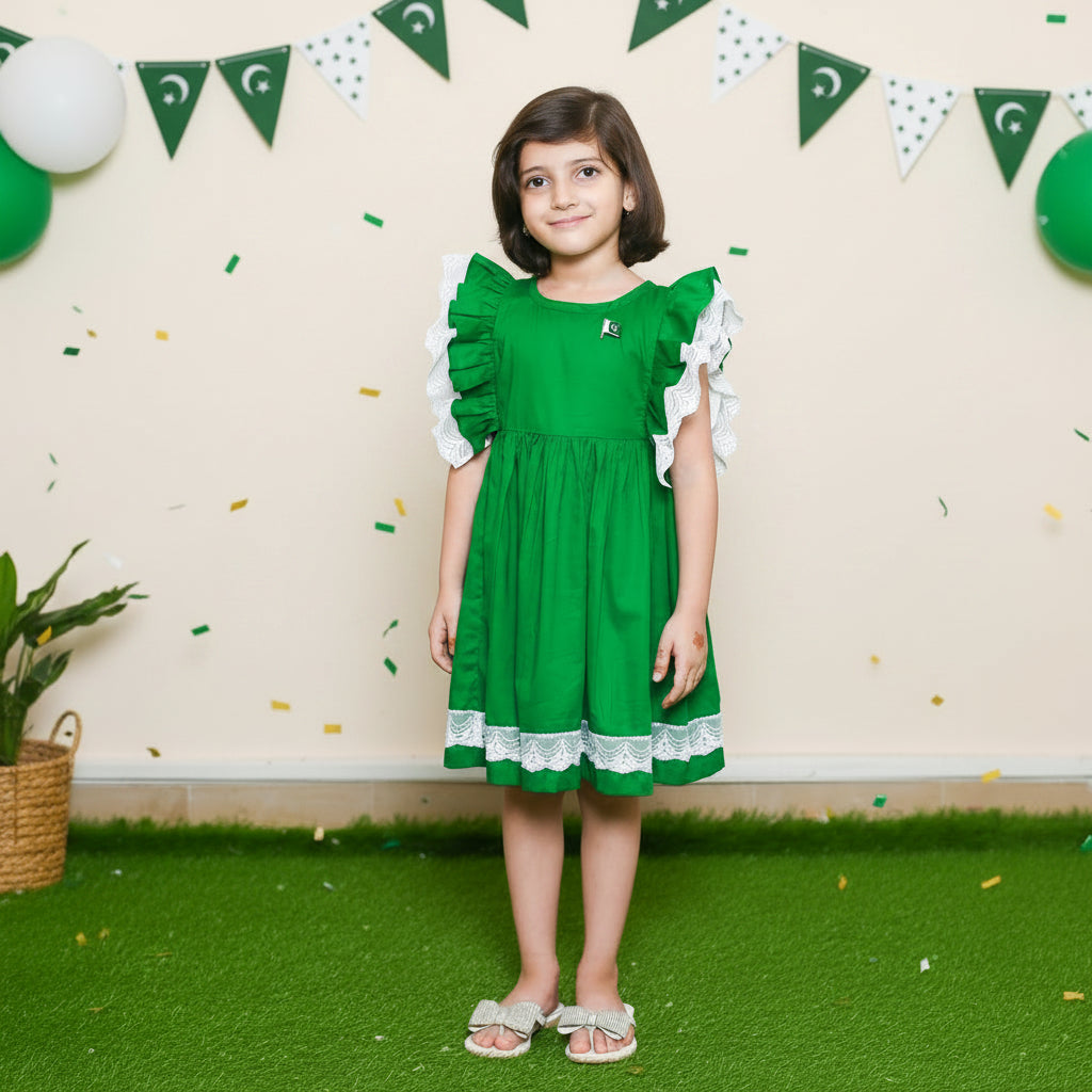 Independence Day Ruffle Frock