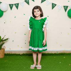 Independence Day Ruffle Frock