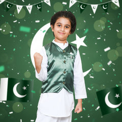 Independence Day Shirt Trouser with Waistcoat