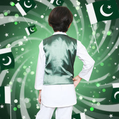 Independence Day Shirt Trouser with Waistcoat