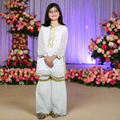 3 Piece Gharara, Shirt & Dupata Dress