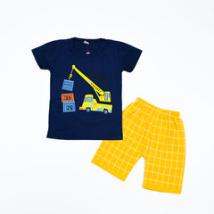 Lift By Crane 2 Piece Boys Shirt and Shorts Set