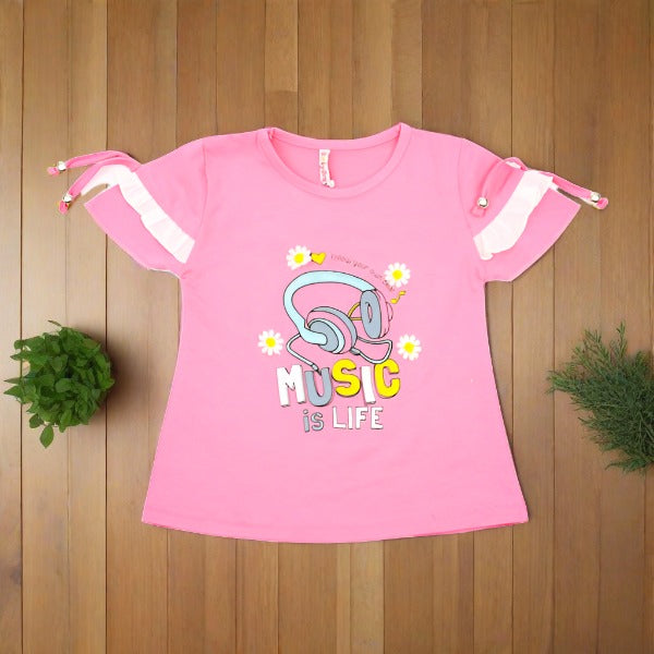 Music Style Girls T- Shirt