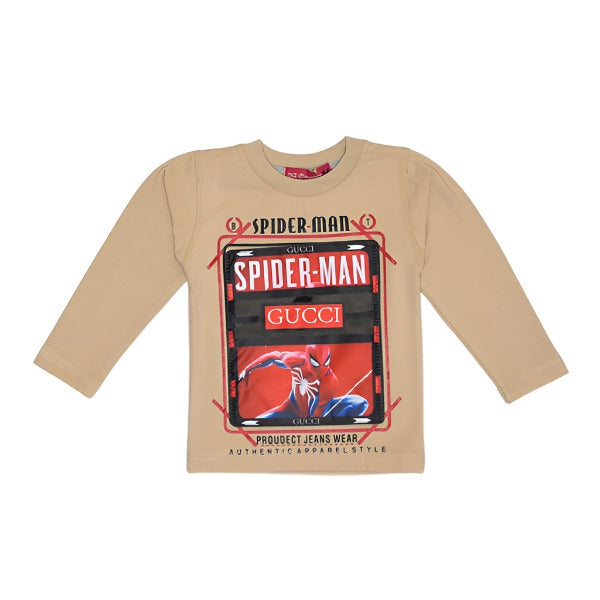 Spider-Man Full Sleeves Round Neck Boys T-Shirt