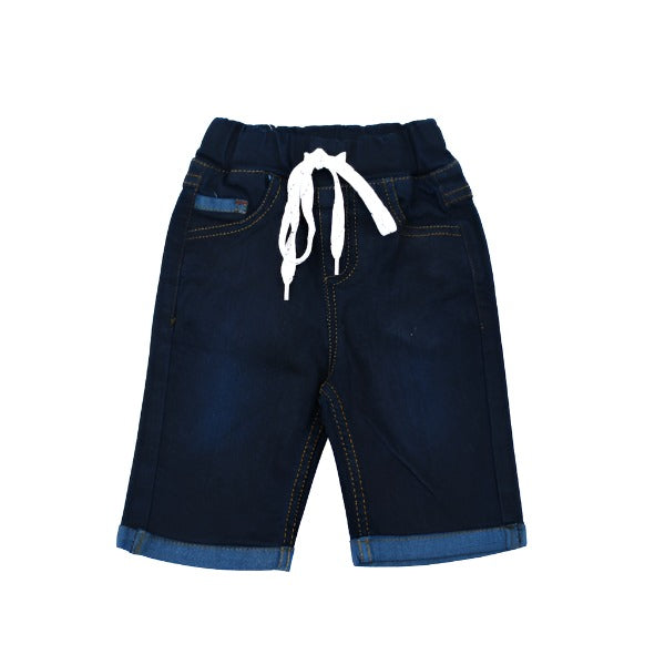 Denim Draw String Boys Relax Wear Shorts