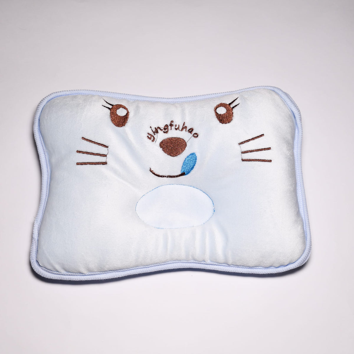 Blue Color Soft Ying Fuhao Baby Pillow