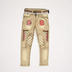 Boys Friendly-9 Pants in Fawn Color