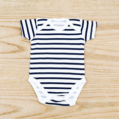 Baby Girl Baby Boy Stipes Short Sleeves 100% Cotton Body Suit