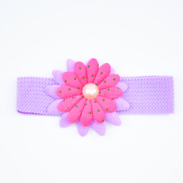 Floral Pearl Girls Headband