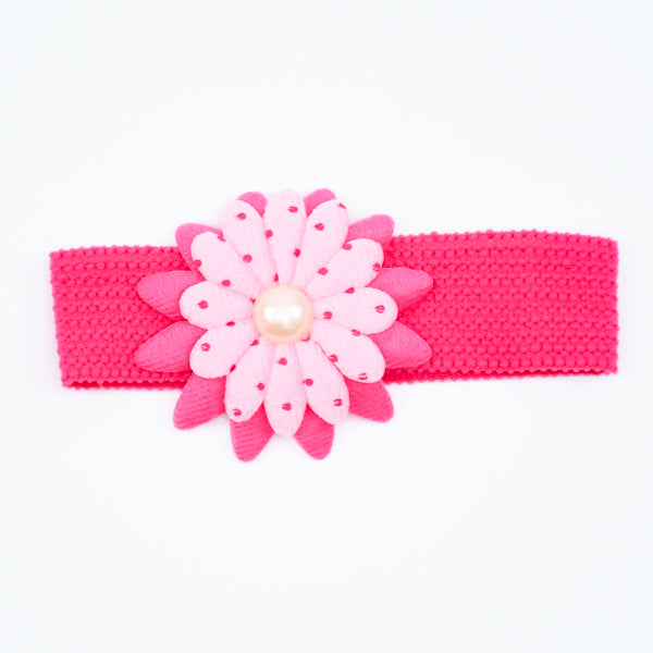 Floral Pearl Girls Headband