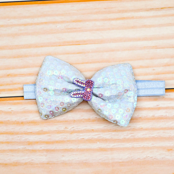 Girl Sequin Bow Tie Headband