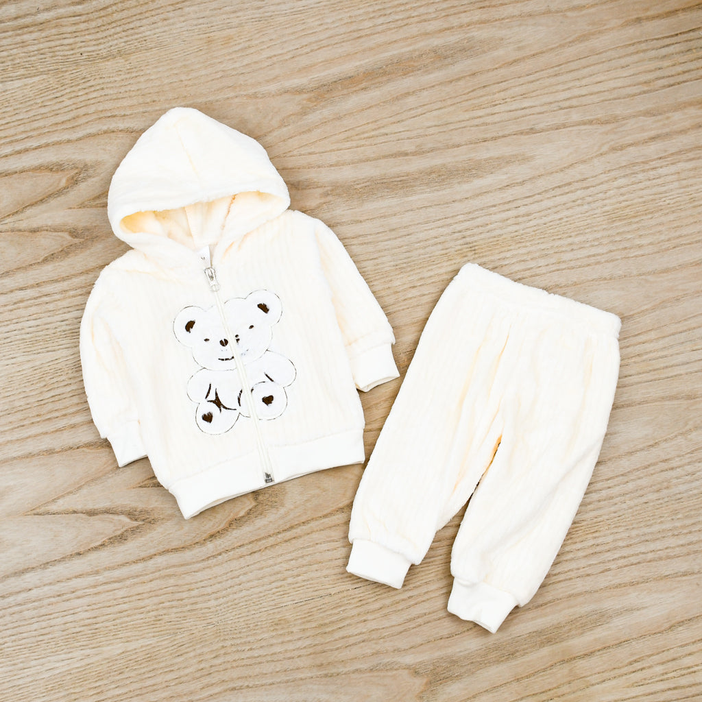 Baby Girl Baby Boy 3 Piece Superior Quality Teddy Bear Super Warm Winter Dress