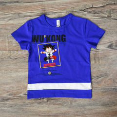 Boys Superior Quality WU KONG T-Shirt in White Color