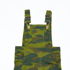 Camouflage Side Pocket Girls and Boys Dungaree Pants