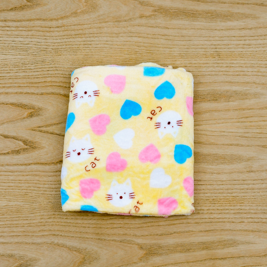 Little Cat Unisex Baby Cotton Flannel Blanket