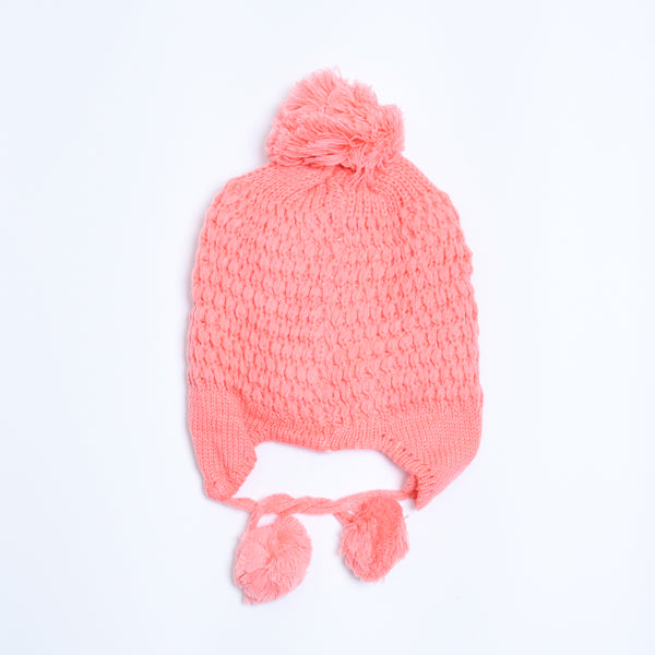 Beads Style Pom Pom Kids Beanie