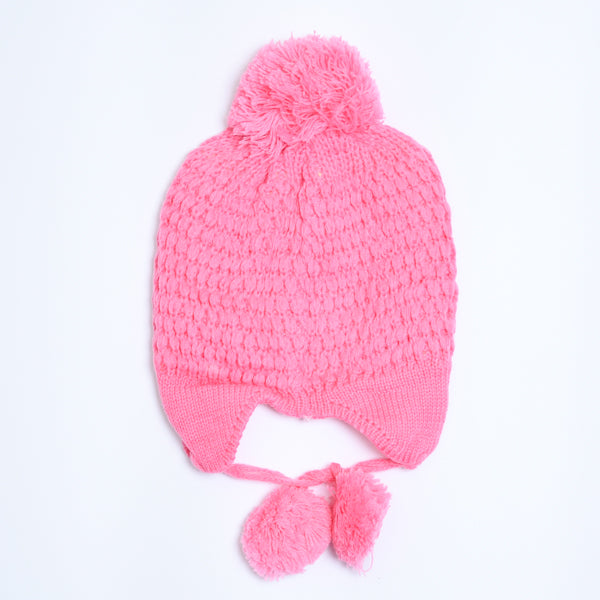 Beads Style Pom Pom Kids Beanie