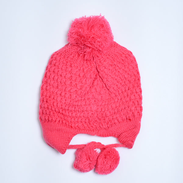 Beads Style Pom Pom Kids Beanie