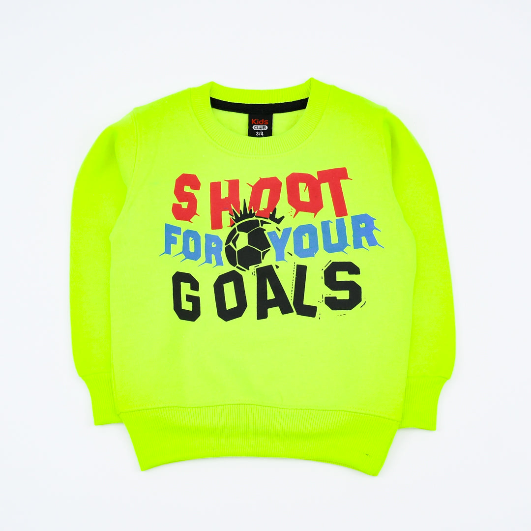 Shoot For Your Goal Boys Winter Sweatshirt