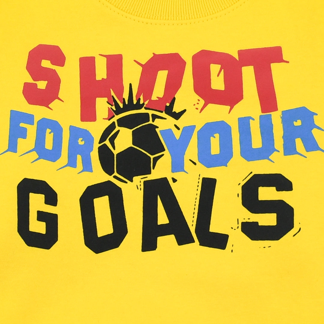 Shoot For Your Goal Boys Winter Sweatshirt