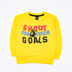 Shoot For Your Goal Boys Winter Sweatshirt