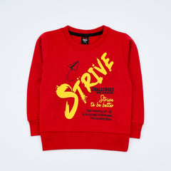 Strive To Be Better Boys Winter Sweatshirt