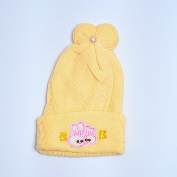 Twinkle Twin Bunnies New Born Baby Cap