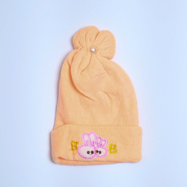 Twinkle Twin Bunnies New Born Baby Cap